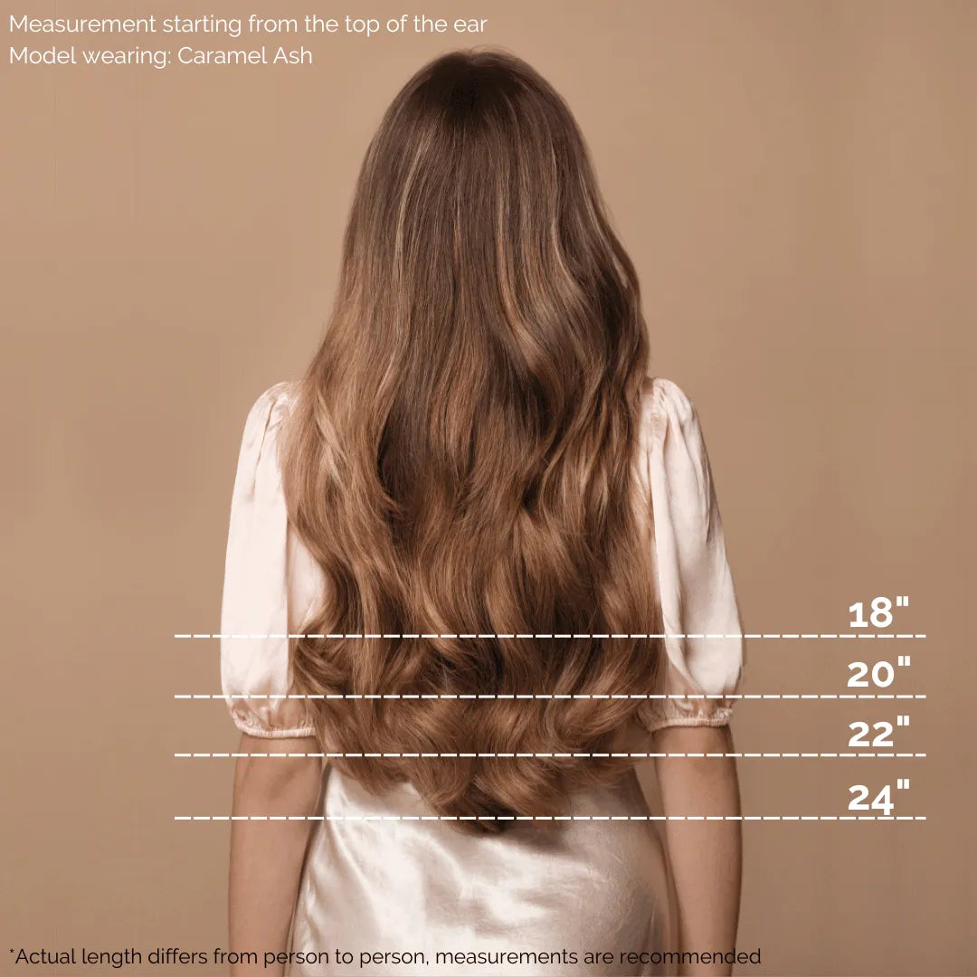 Warm Platinum Blonde Highlights (P18/613) 20" 160g Clip-ins