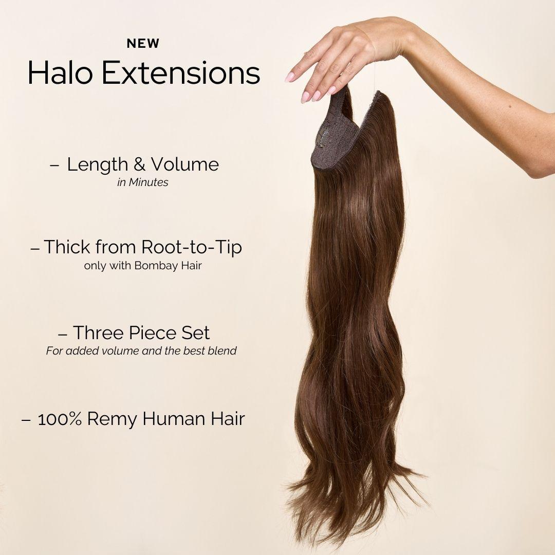 Soft Black (1C) Halo - BOMBAY HAIR