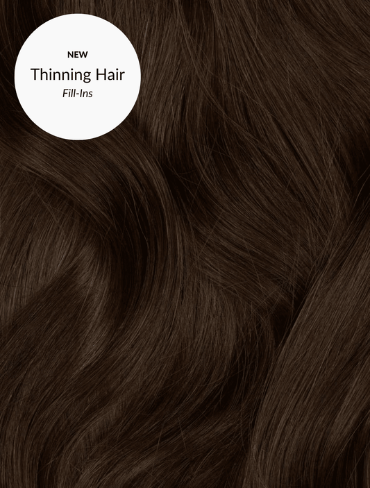 Medium Brown (2B) Thinning Hair Fill-Ins - BOMBAY HAIR