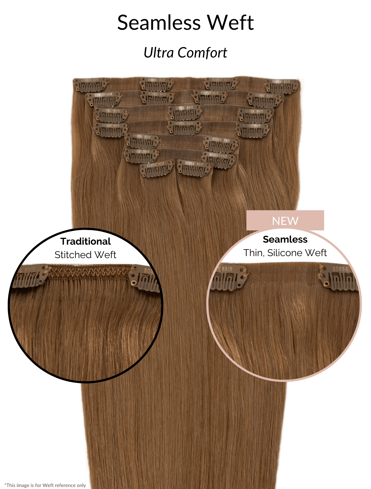 Beige Blonde Highlights (P10/613) Seamless - BOMBAY HAIR