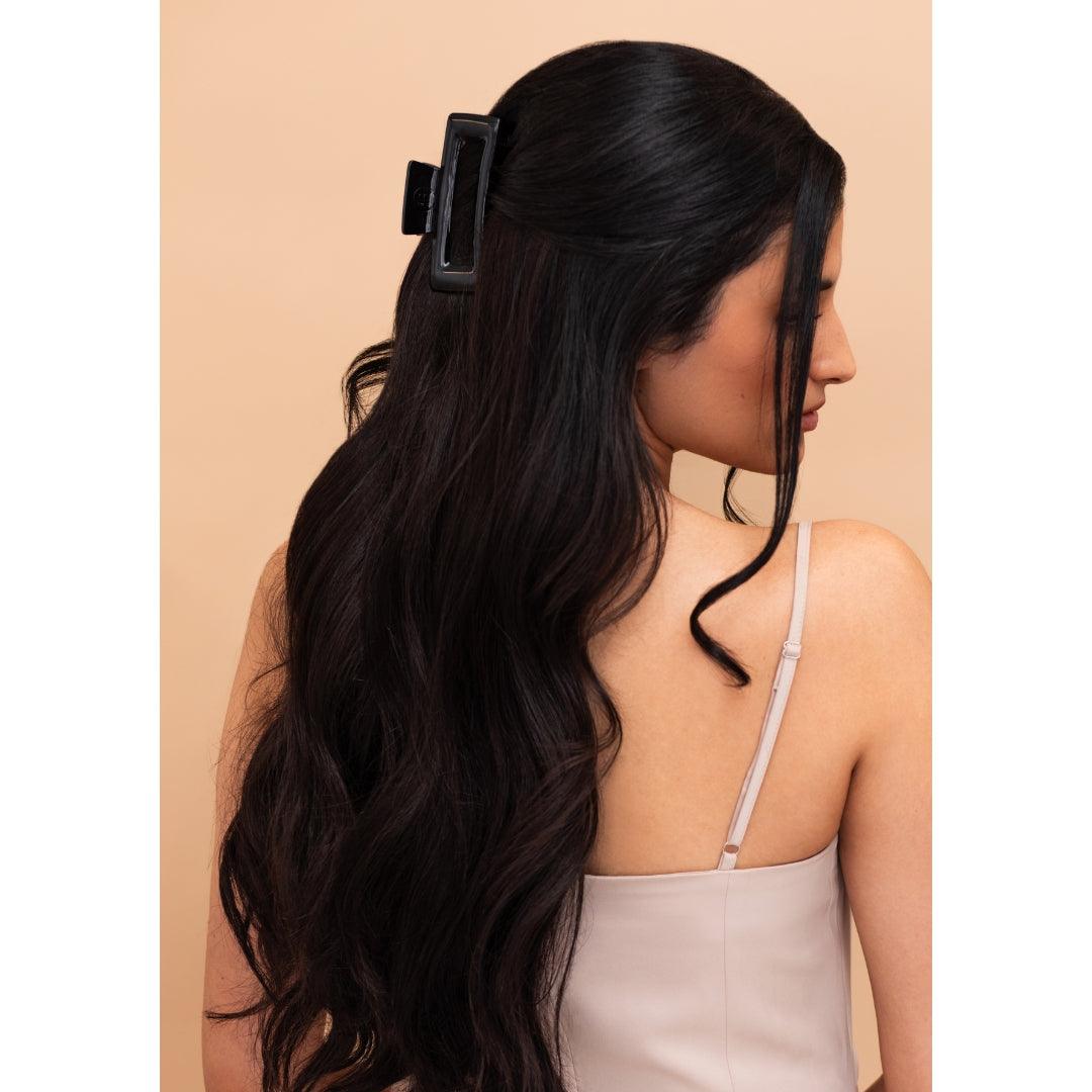 Soft Black (1C) 20" 220g - Clip-Ins
