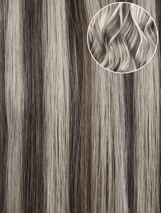 Brown/Blonde Highlights (P5/16) Swatch - BOMBAY HAIR