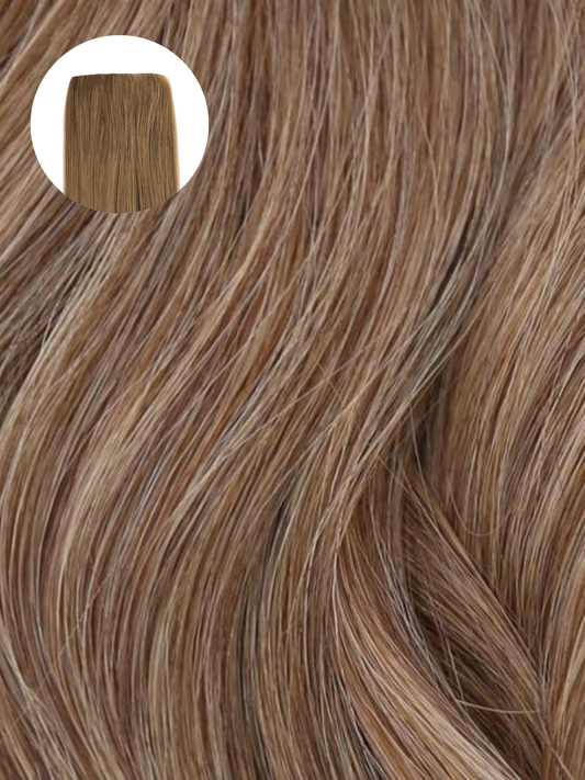 Caramel Ash Blend (4/9) Invisible Clip-ins