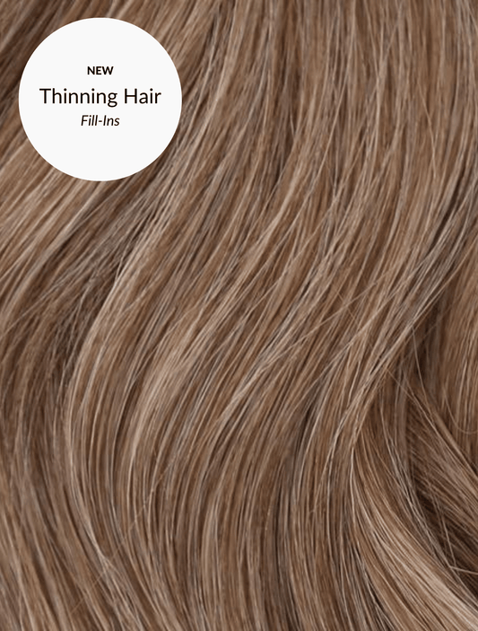 Caramel Ash Blend (4/9) Thinning Hair Fill-Ins - BOMBAY HAIR