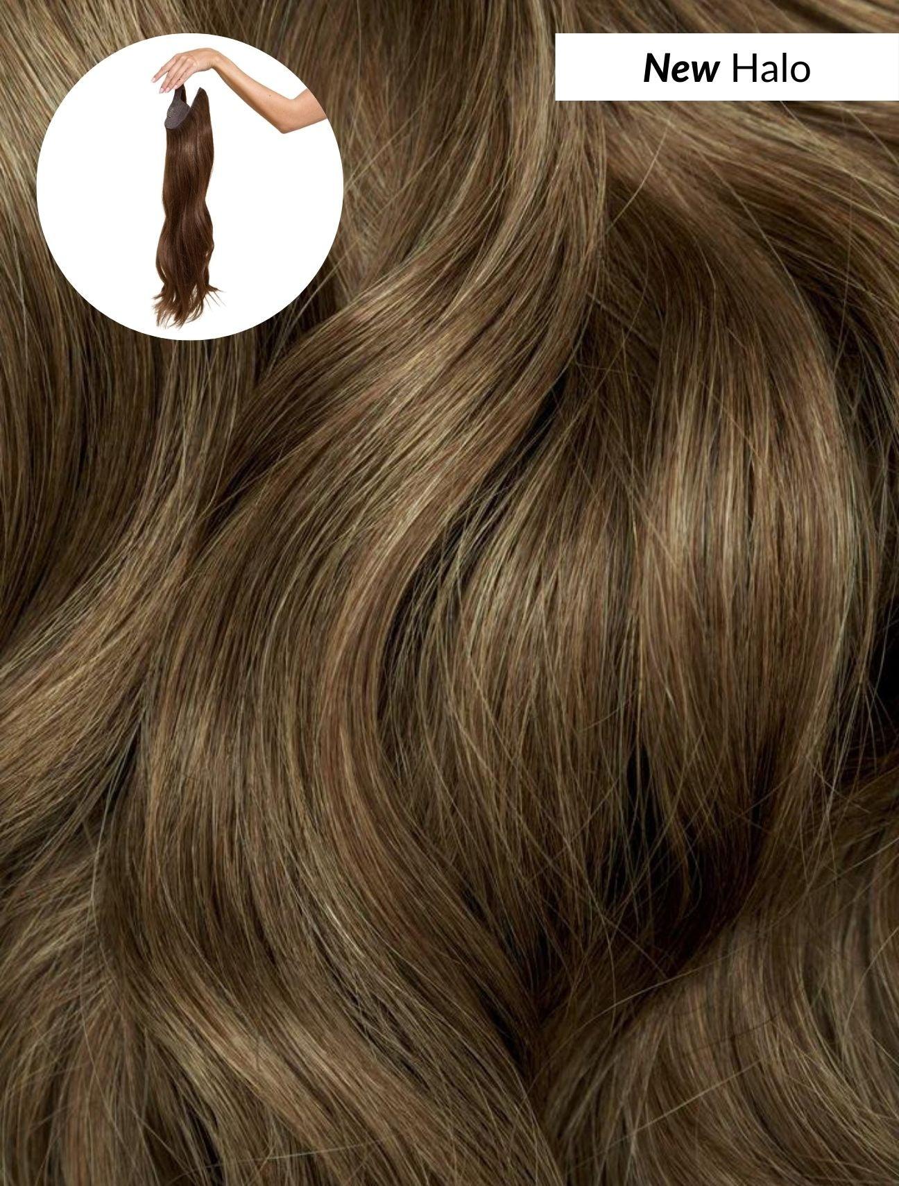 Espresso Caramel (2/5B) Halo - BOMBAY HAIR