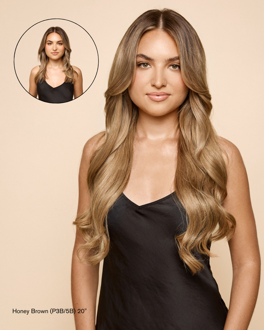 Honey Brown (P3B/5B) 20" Keratin Tip