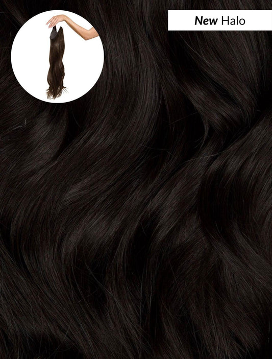 Soft Black (1C) Halo - BOMBAY HAIR