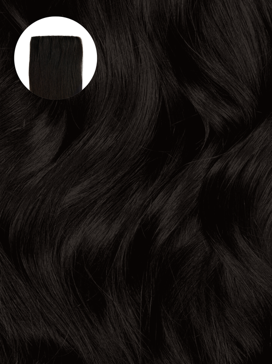 Soft Black (1C) Invisible Clip-ins