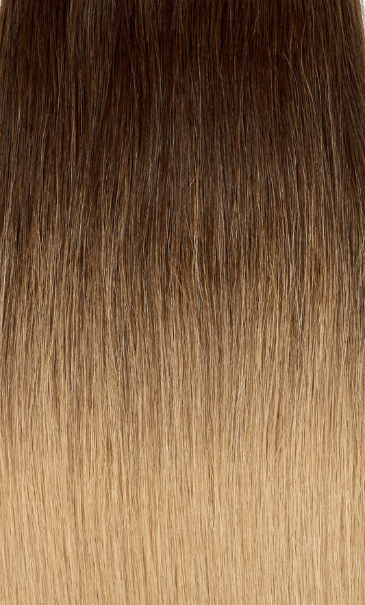 Ombre - Dark Brown (#2) to Ash Brown (#9) 20" Keratin Tip (Backorder - Ships Late Nov)