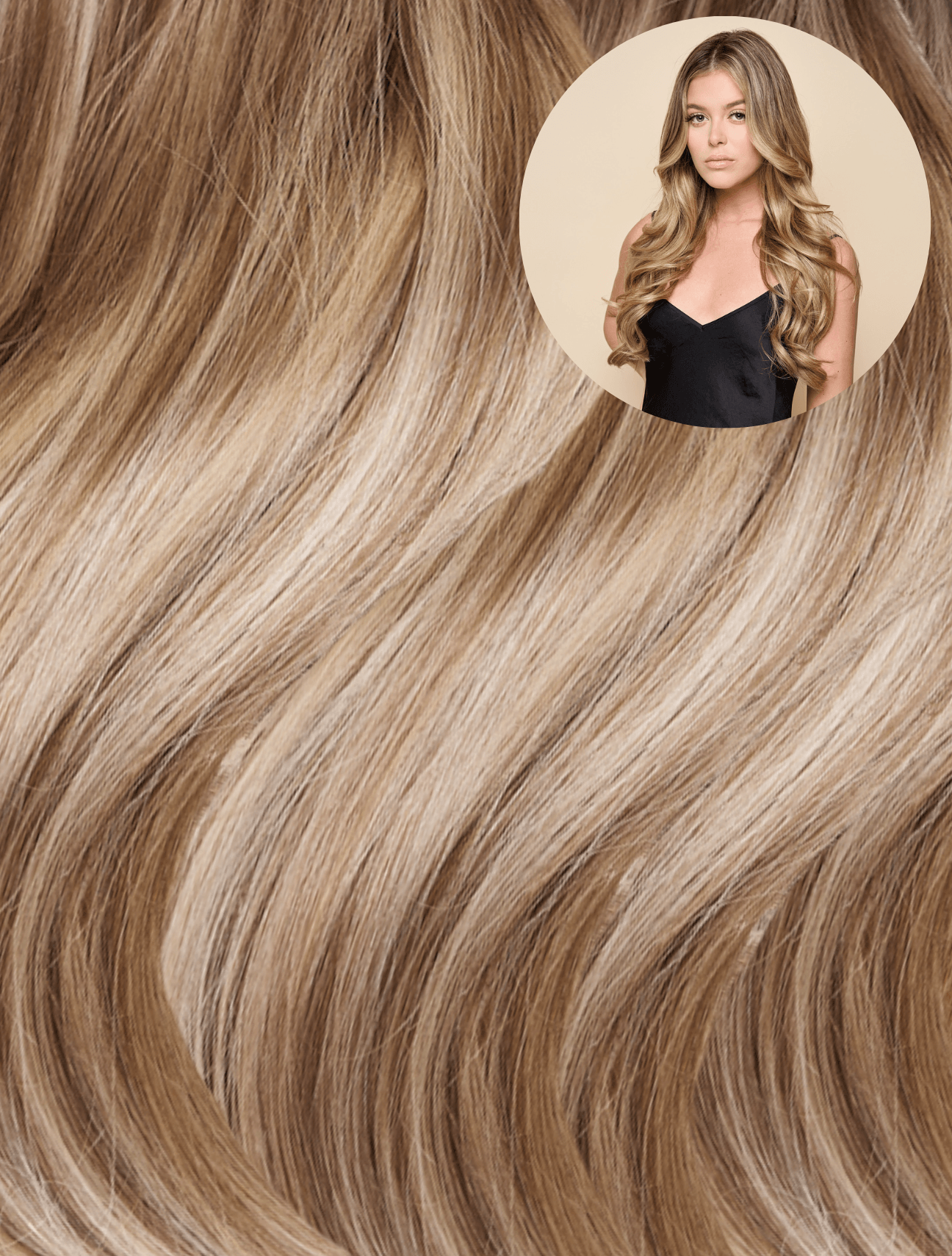 Beige Blonde Highlights (P10/613) Seamless - BOMBAY HAIR