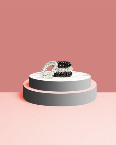 Bombay Hair Ties (4 Spiral Ties)