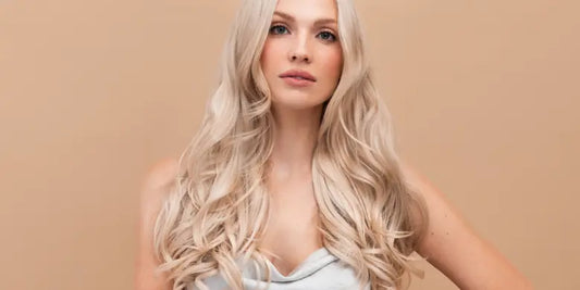 Icy Blonde extensions