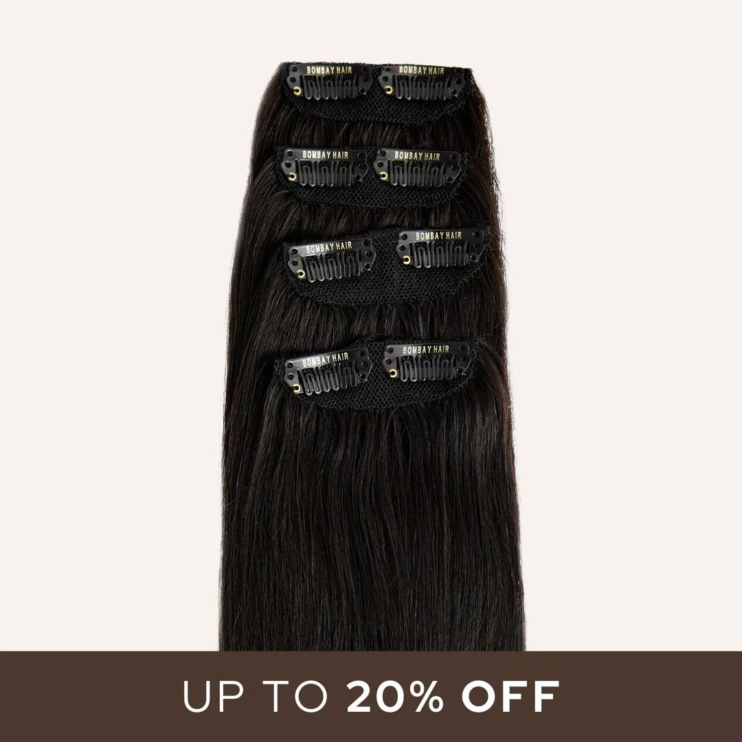 Invisible Clip-In Hair Extensions - BOMBAY HAIR UK 