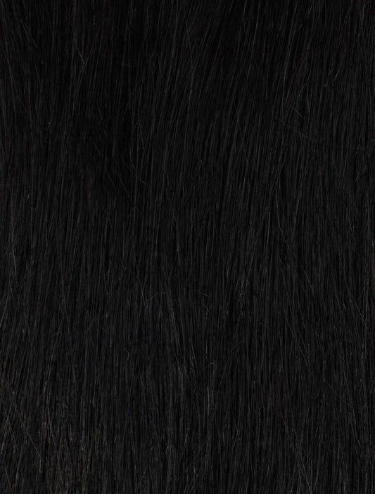 Jet Black (1) 18" 125g - Clip-Ins