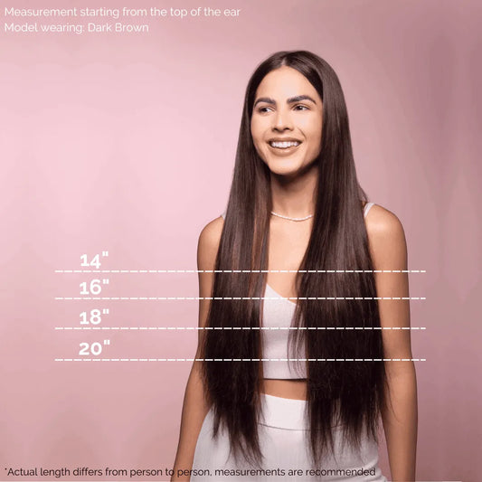 Dark Brown (2A) Seamless Clip-Ins