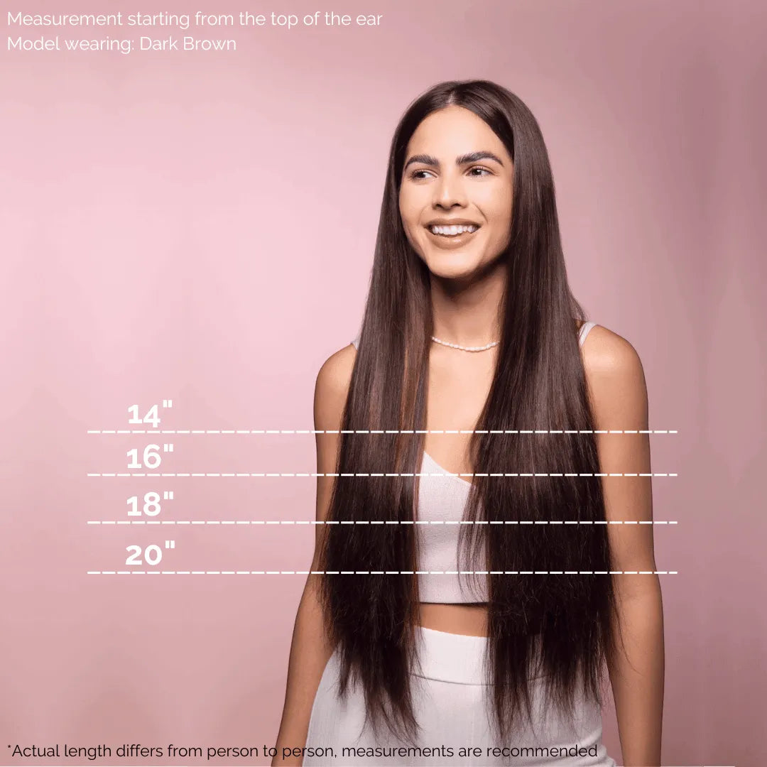 Ash Brown (8) Seamless Clip-Ins