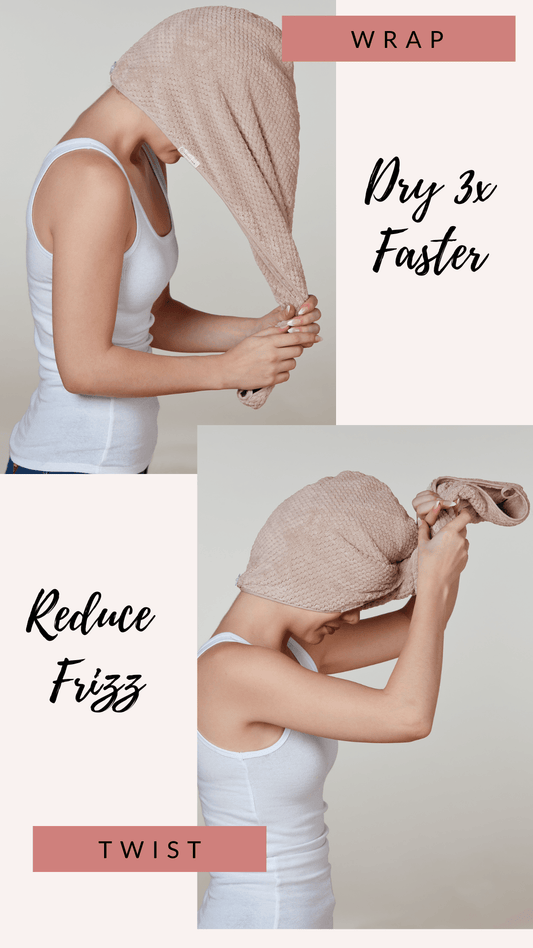 Hair Drying Towel (Charcoal)