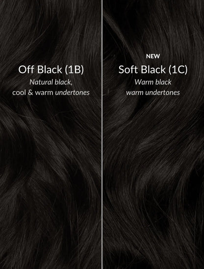 Off Black (1B) 22" 270g - Clip-Ins
