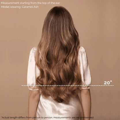 Balayage Dark Brown (#2) to Ash Blonde (#60) Invisible Tape 20" (25g)