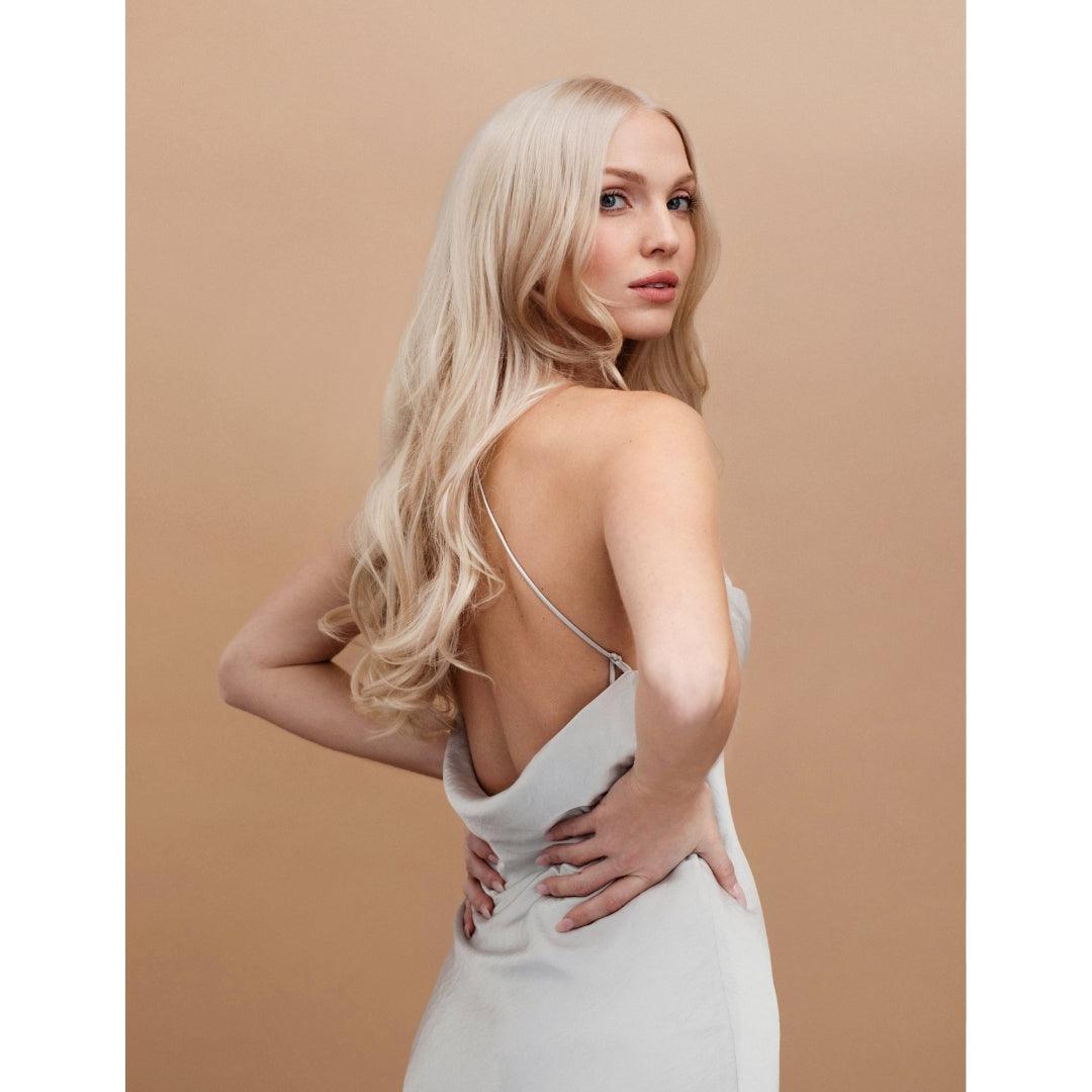 Ash Blonde (60) 20" 220g - Clip-Ins