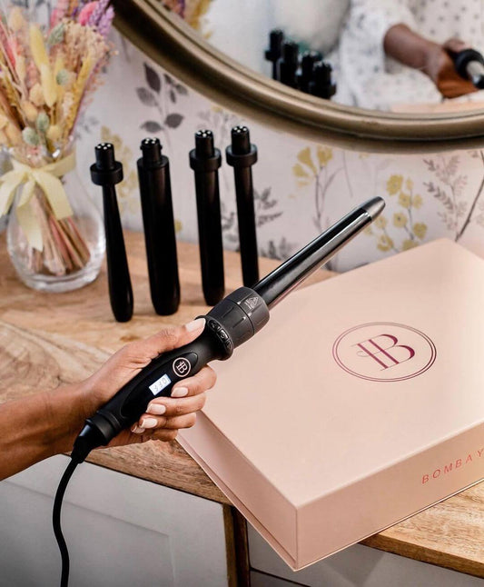 5-in-1 Curling wand set with interchangeable barrels - Bombay Hair