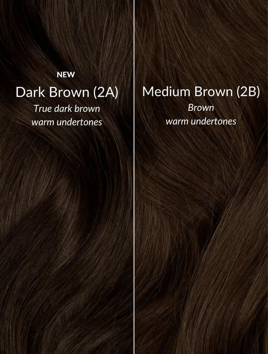 Medium Brown (2B) 20" 160g - Clip-Ins