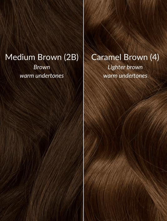 Caramel Brown (4) Thinning Hair Fill-Ins - BOMBAY HAIR 