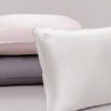 100% Pure Mulberry Pink Silk Pillowcase (Queen) + Scrunchies