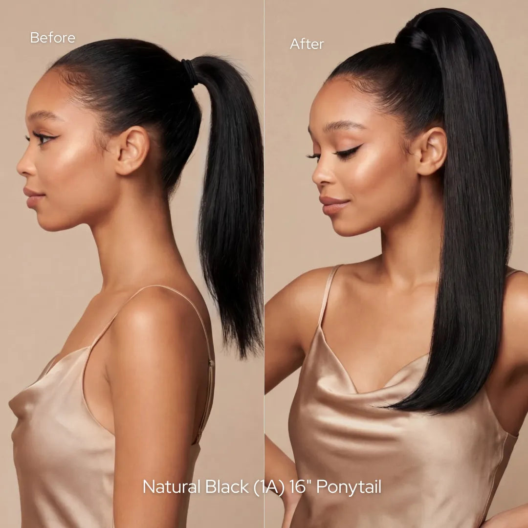 Dark Brown (2A) Ponytail