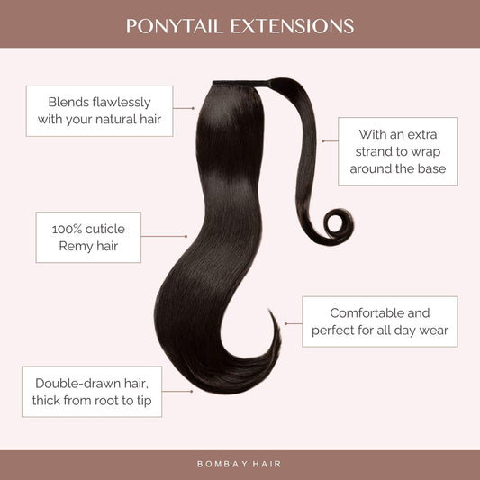 Dark Brown (2A) Ponytail