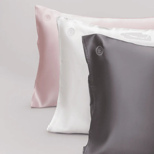 Silk Pillowcase - Queen (Dark Grey) (backorder, April)