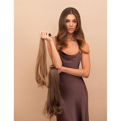 Ash Brown (8) 24" 250g - Clip-Ins