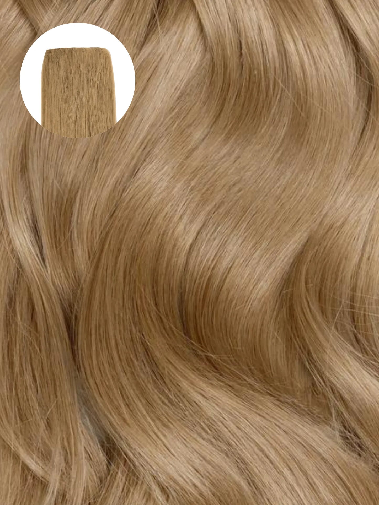 Ash Brown (8) Invisible Clip-ins