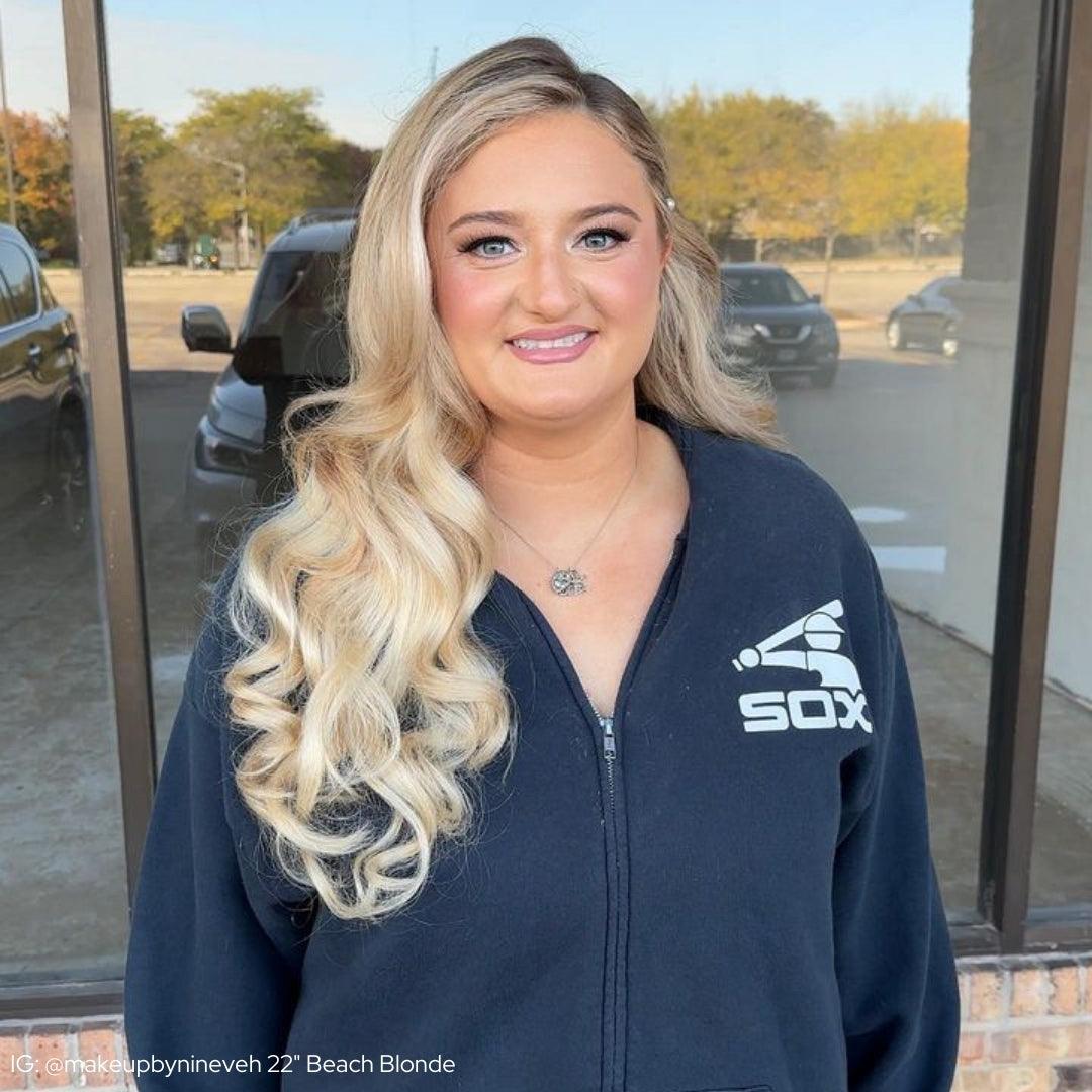 Beach Blonde (18/60) 24" 250g - Clip-Ins