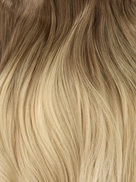 Ombre - Cool Brown to Dirty Blonde (T6/20) 22" 220g - Clip-Ins