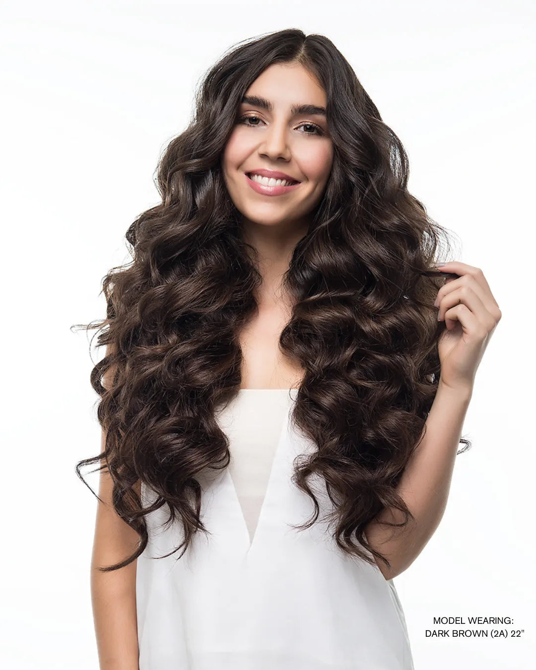 Dark Brown (2A) 18" 125g - Clip-Ins