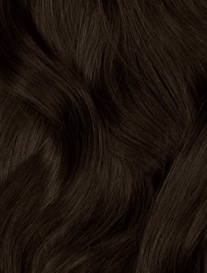 Dark Brown (2A) 20" 160g - Clip-Ins