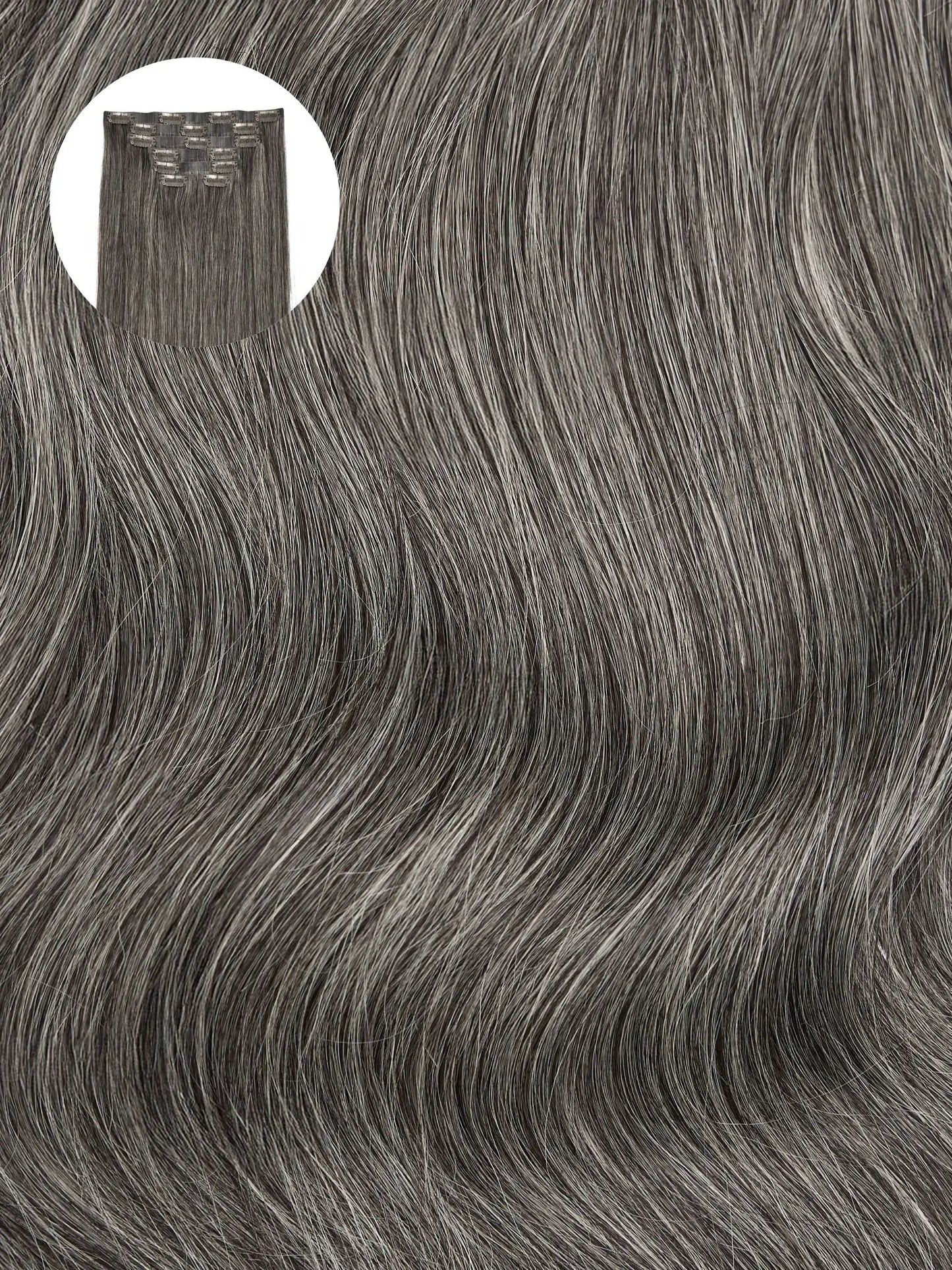 Dark Grey (DG) Seamless Clip-Ins