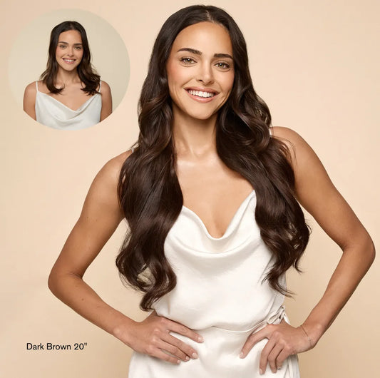 Dark Brown (#2) 20" Keratin Tip