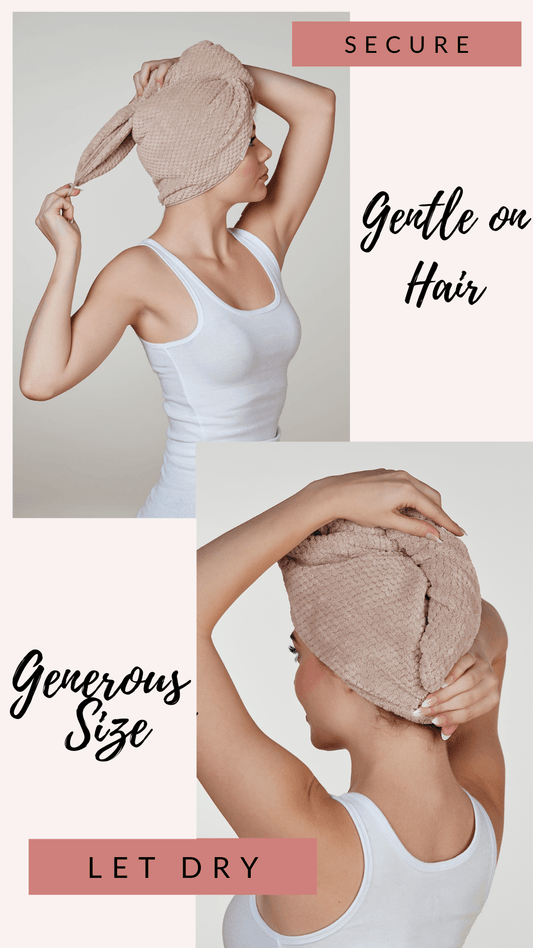 Hair Drying Towel (Charcoal)