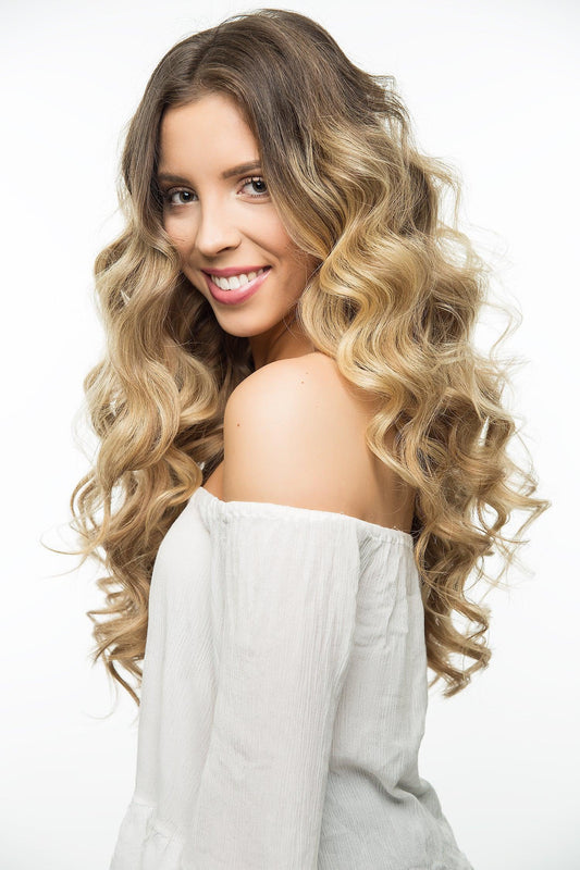 Ash Brown (8) 22" 220g - Clip-Ins