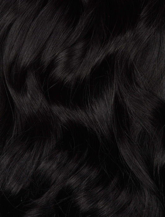Jet Black (1) 22" 220g - Clip-Ins