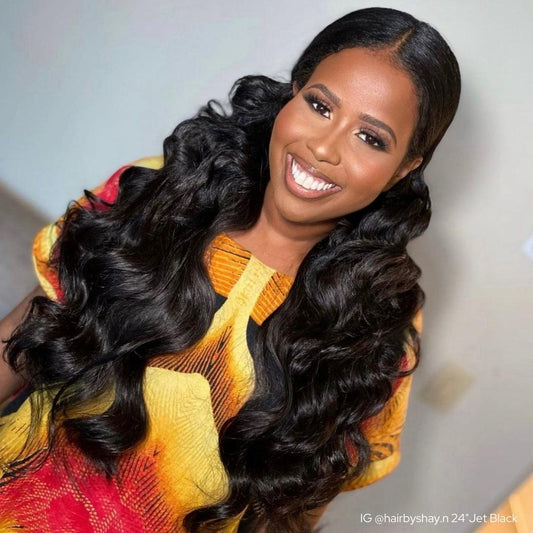 Jet Black (1) 18" 125g - Clip-Ins