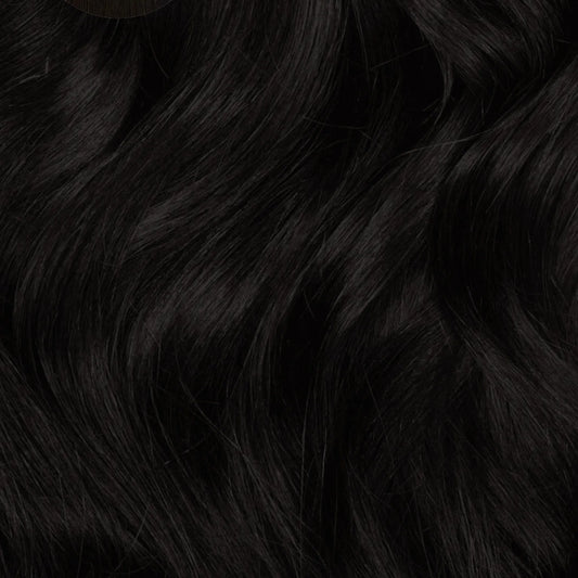 Natural Black (1A) 20" 160g Clip-ins