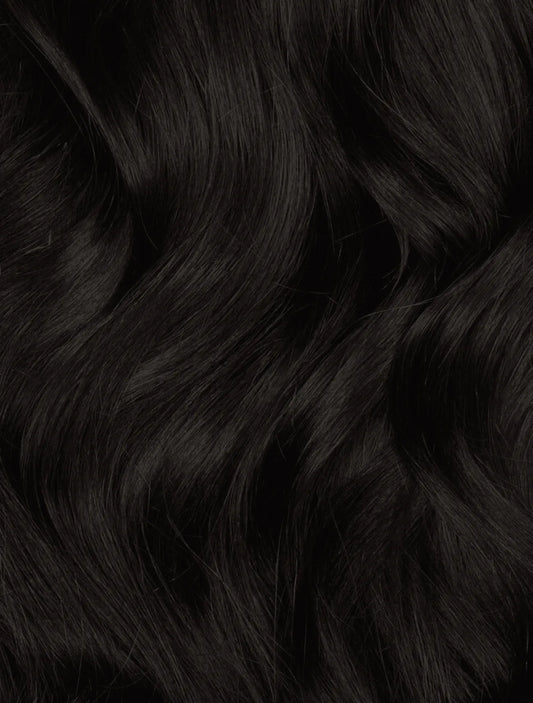 Off Black (1B) 22" 220g - Clip-Ins