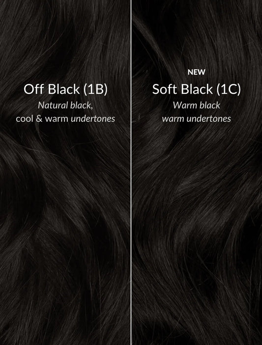Soft Black (1C) 22" 270g - Clip-Ins