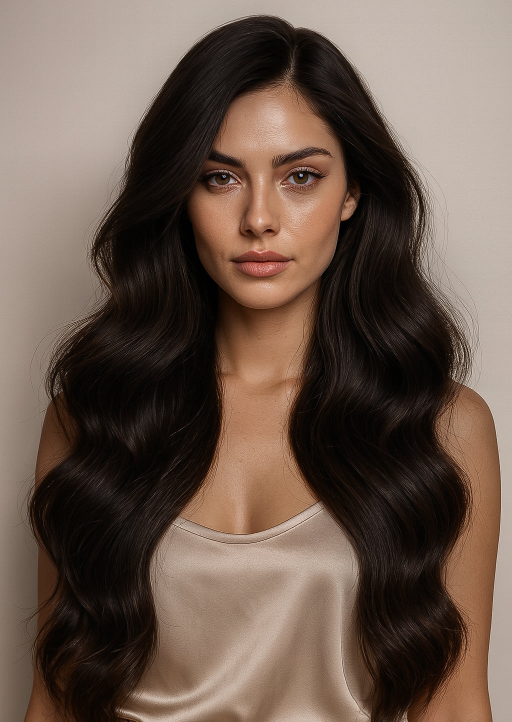 Soft Black (1B/C) 20" Keratin Tip