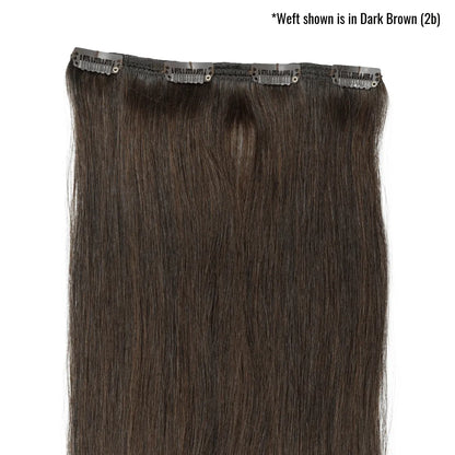 Soft Black (1C) 20" Single Weft - Clip-Ins