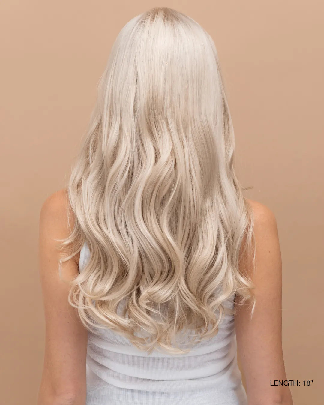 Ash Blonde (60) 20" 160g - Clip-Ins