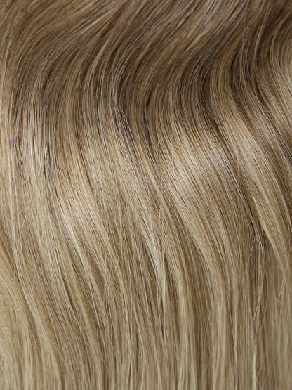Balayage Dark Brown (#2) to Ash Blonde (#60C) 100g Weft